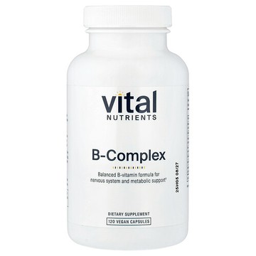 Vital Nutrients, 維生素 B 群複合物，120 粒全素膠囊