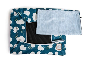 機能寵物床墊套組 星空藍