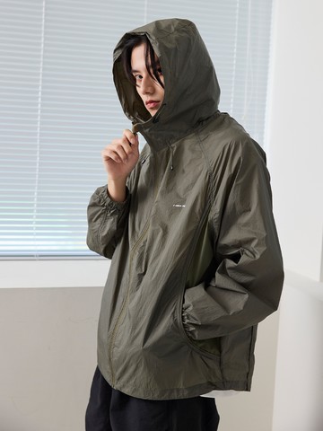 輕薄連帽風衣薄外套