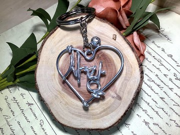 wire lover韓文사랑手作、金屬線、項鍊也可客製