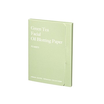 韓國城市 葉子綠茶特級吸油面紙(70入) 81962【官方旗艦店】