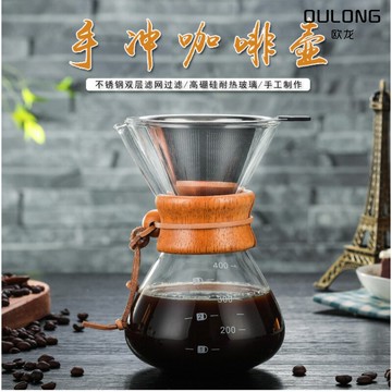咖啡過濾網超細加密免濾紙不銹鋼手沖手磨咖啡壺滴漏式漏斗過濾杯