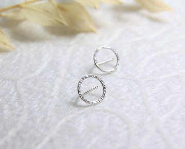 免費改夾式【圓舞曲】免耳扣設計/純銀耳環/OL必備/簡約原創/耳夾