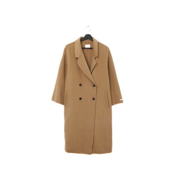 Back to Green-秋冬大衣外套 卡其色 俐落版型 A-10/vintage