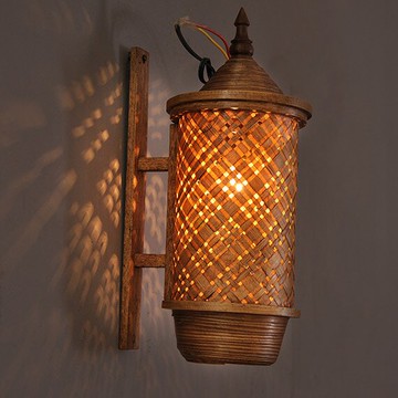 泰式風格裝飾壁燈客廳壁燈創意東南亞餐廳壁燈臥室中式壁燈1入