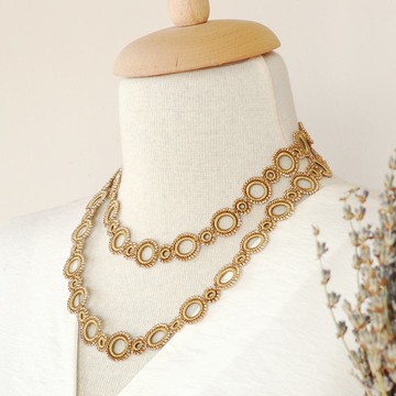 串珠90cm套索【戒指】金