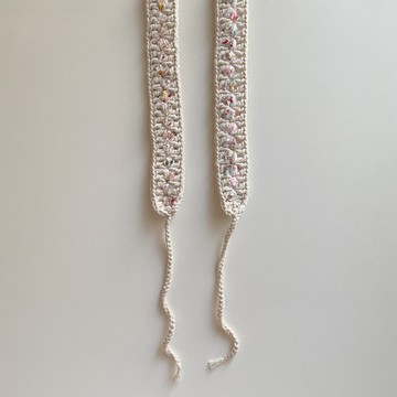 窄版撚線編織米白系列