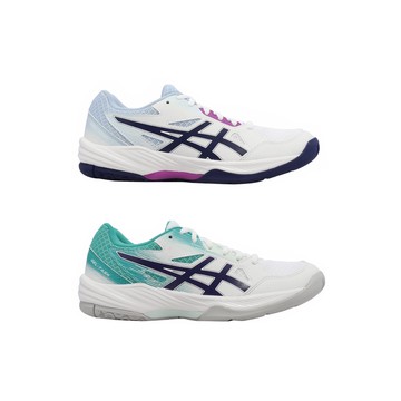 asics 亞瑟士 GEL-TACTIC 女款 排球鞋 白紫／白綠 1072A082101