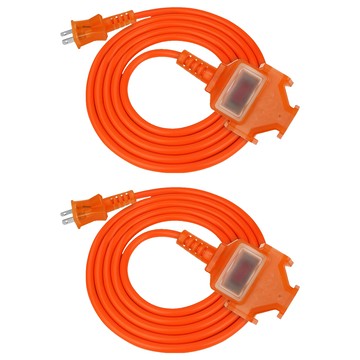 PowerSync 群加 2P 1對3工業用動力延長線  10m  2條  橘色