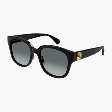 【GUCCI 古馳】膠框太陽眼鏡 (GG1409SK-001)