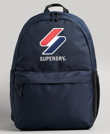Superdry Women's Unisex Essential Montana Backpack Navy / Deep Navy - Size: 1SIZE