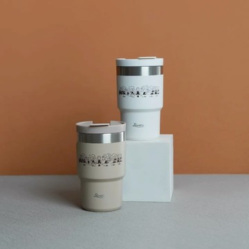 RIVERS COFFEE BOY WALLMUG SHADE 不鏽鋼隨行杯 300ml - 最後的晚餐 米白
