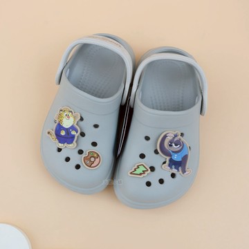 天藍小舖-動物方城市樹懶快俠與洪金豹兒童洞洞鞋-單1款-$490【A27270529】