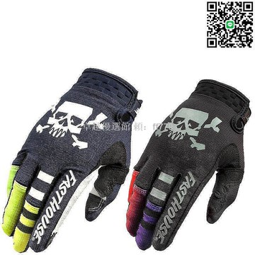 【卓越優選館】Fasthouse 2024 觸控螢幕摩托車手套 防摔越野全指騎行手套 男女通用 自行車防護手套