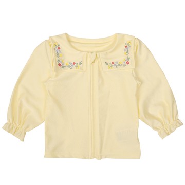 akachan honpo - 防曬泳衣-造型領-奶油色