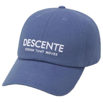 Descente 迪桑特 帽子 棒球帽 老帽 刺繡 純棉 藍【運動世界】SQ323UCP75-BLU0