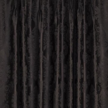 Damask Blockout Pinch Pleat Curtains
