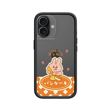 iPhone 17 Mod NX -邊框背蓋組合 (相機按鈕) 黑 - Bunni Konbiny - 喫茶甜點時光