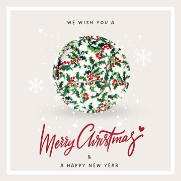 🚚 快速出貨【英國糖果屋】🔔甜蜜聖誕🎁Emma 聖誕冬青淺盤糖果禮盒組 ( 英國糖迷你包12包入 )