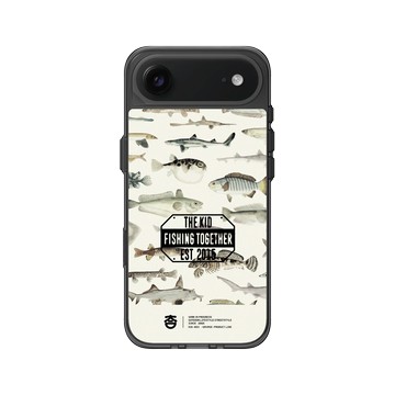 iPhone Air Clear (相機按鈕) 酷墨灰 - KID - 魚群圖鑑