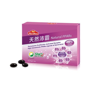 【Nutrimate 你滋美得】 天然沛霸(60顆/盒)x1罐