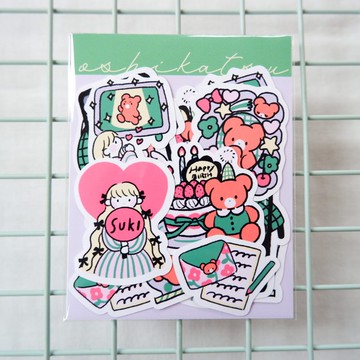【Oshikatsu】薄片貼紙 共7種
