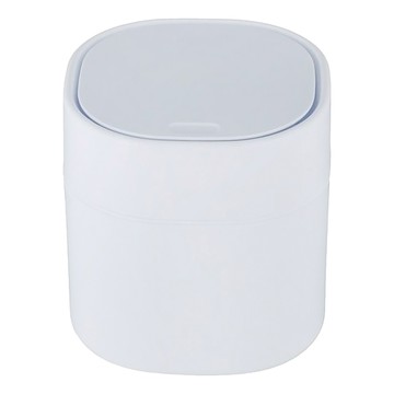 comet Home 按壓式桌上型迷你垃圾桶  白色  13.4 x 13.4 x 14cm
