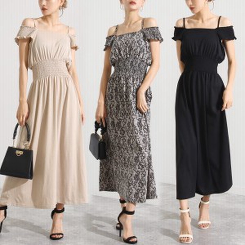 60 Off Anap Latina アナップラティーナ 2wayショルダーギャザーワンピース レディース 春夏 ワンピース ロングワンピ グレージュ ブ 通販 Lineポイント最大4 0 Get Lineショッピング