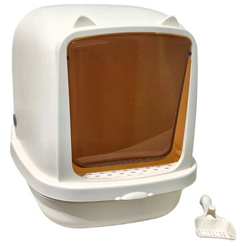 CATIDEA 貓樂適 大貓耳朵貓砂屋 CL101-XL 貓用  白色  XL  1個