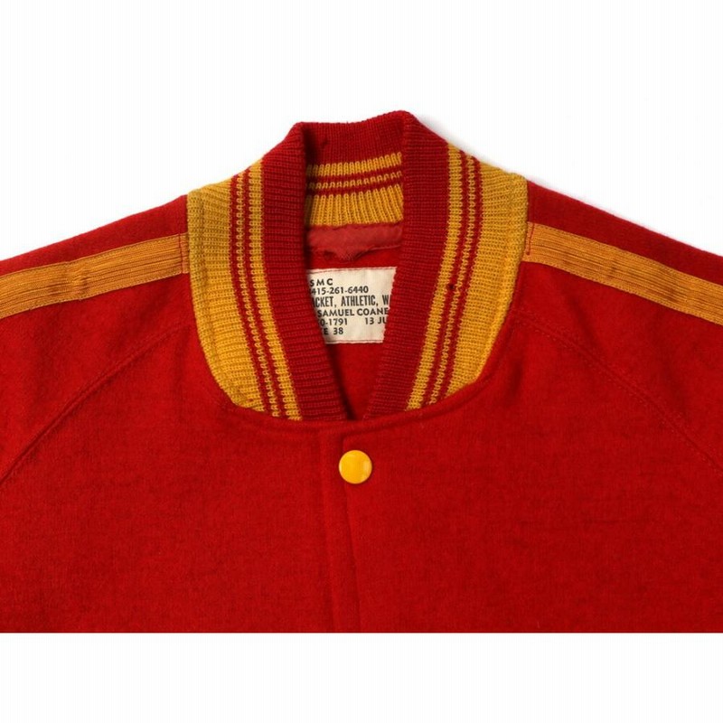 1950's USMC WARM UP ATHLETIC JACKET アワードジャケット スタジアム