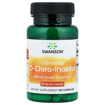 Swanson, Chirositol® D-手性-肌醇，85 毫克，60 粒膠囊