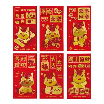 節慶系列 春節紅包袋 6入