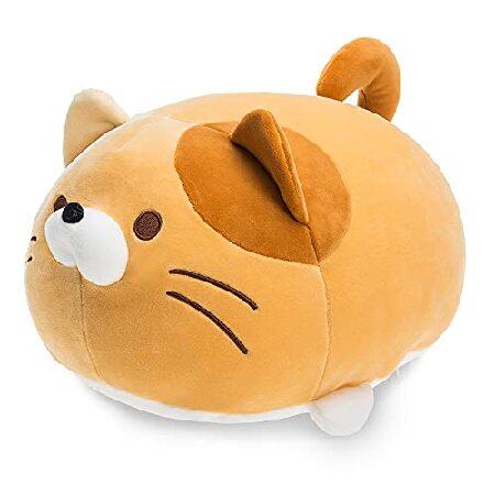 Onsoyours Cute Kitten Plush Toy Stuffed Animal Pet Kitty Soft Anime Cat  Plush Pillow for Kids (White A, 20)