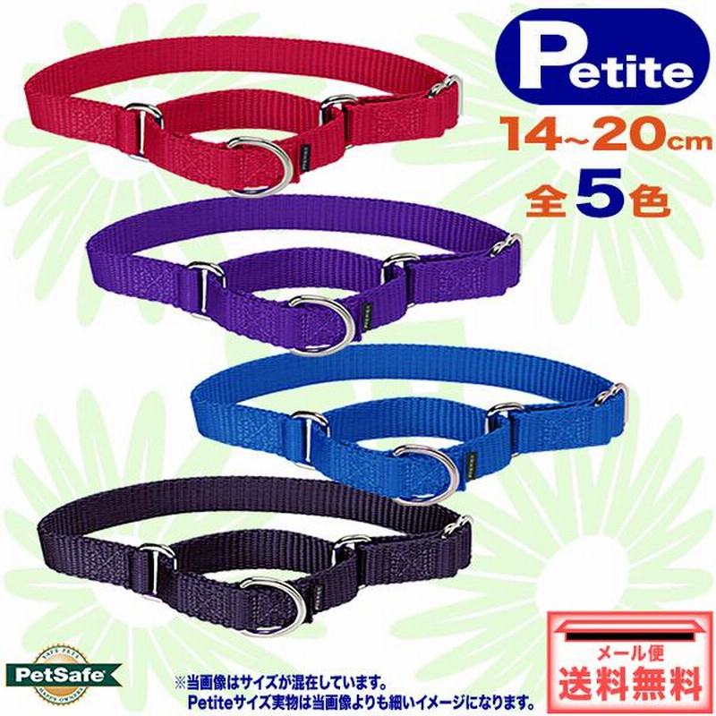Petiteサイズ・14〜20cm】プレミアカラー・ハーフチョーク首輪・ペット セーフのマーチンゲール首輪・超小型犬小型犬 メール便送料無料 通販  LINEポイント最大0.5%GET LINEショッピング