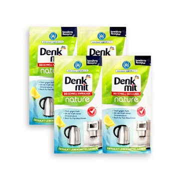 (2組4包超值組)德國DM(Denkmit)-檸檬酸免刷洗家電器具內膽除水垢清潔粉25gx2包/組(不鏽鋼保溫瓶除茶漬去味,熱水瓶快煮壺去污劑,咖啡機去鈣電鍋內層清洗)