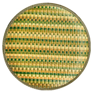 IKEHIKO m5c系列 質感藺草坐墊 38cm 日本產  田野綠