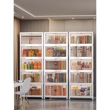 書桌收納置物架兒童書架收納盒透明學生書籍整理神器辦公桌文件架