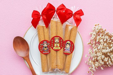 Q版神明祝壽 日式蛋捲 (滿百份免費印名字) 貼紙 禮物 伴手禮 財