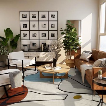 【山德力】 現代抽象地毯 200x290cm 卡泰