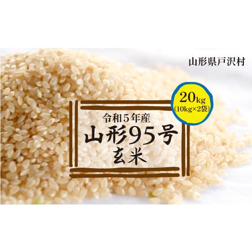 ふるさと納税 山形県 戸沢村 令和5年産　山形95号20kg（10kg×2袋）　山形県戸沢村