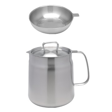 鼎匠 濾油壺油炸鍋 附濾網 + 蓋子  1個  2L