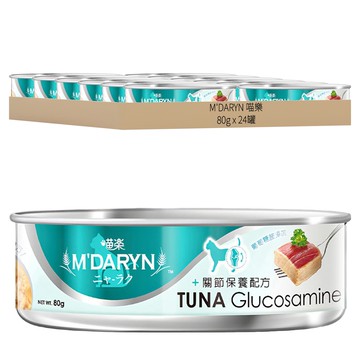M'DARYN 喵樂 全齡貓 關節保養配方 貓罐頭 80g/罐 富含葡萄糖胺  24罐
