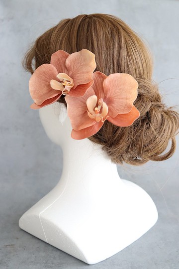 茶色系蝴蝶蘭頭飾 | 婚禮 | 寫真婚禮 | 和服