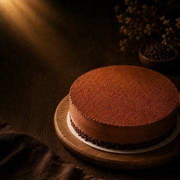暮色可可 6吋70%苦甜巧克力慕斯蛋糕 70% Dark Chocolate Mousse