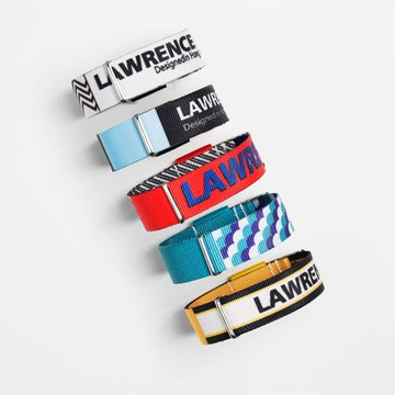 LawrenceLi撞色帆布尼龍速干潮流時尚男女學生手表帶個性百搭原創