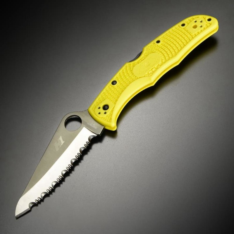 肌触りがいい PACIFIC 折りたたみナイフ Spyderco SALT スパイダルコ 波刃 その他