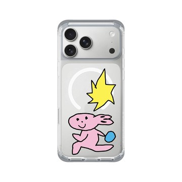 iPhone 17 Pro Max ClearX (MagSafe 兼容) 霜透灰 - Noiinoii - 保齡球兔