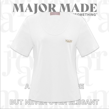 基本款竹節紋彈力短T