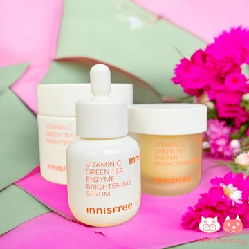 【NINI】Innisfree 維他命C淨亮精華 棉片 50ml 30ml 亮亮瓶 維他命C精華 早C晚A 悅詩風吟
