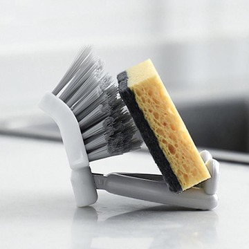 日本製多功能可立式V型刷頭縫隙清潔刷 單一規格